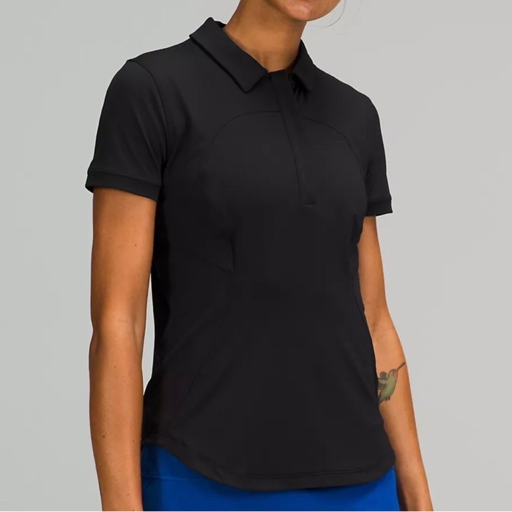 Lululemon Quick-Dry Short Sleeve Golf Tennis Polo Shirt Sz 20